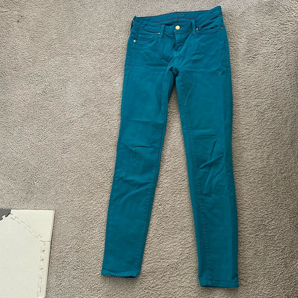 Kate spade jeans, size 25, skinny, teal
